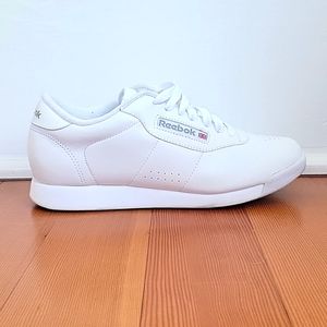White Classic Reebok Womens Shoes